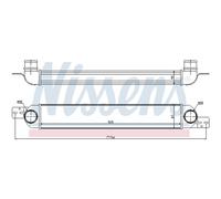 NISSENS 96717 Intercooler