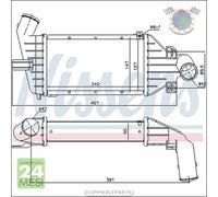 Intercooler Nissens per OPEL ASTRA G