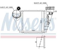 INTERCOOLER NISSENS PER VW AUDI SEAT SKODA NIS96487