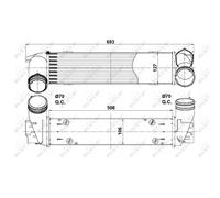 NRF 30386 Intercooler per BMW