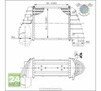 Intercooler NRF per AUDI TT A3 SEAT LEON #oe