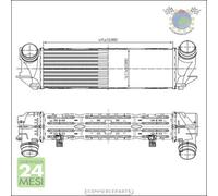 Intercooler NRF per BMW 5 F11 528 520 F10 530