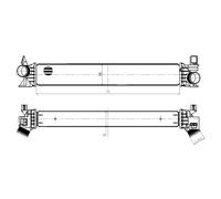 Intercooler NRF Per Fiat Ducato Furgone 250 290 250