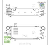 Intercooler NRF per HYUNDAI TUCSON KIA SPORTAGE #oo