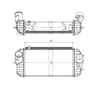 Intercooler NRF per Kia Sorento III A Hyundai Grand Santa Fé DM