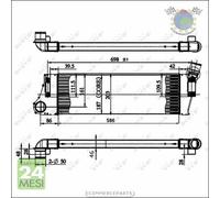 Intercooler NRF per RENAULT SCENIC MEGANE GRAND #n3