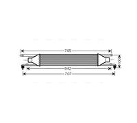 Intercooler per ALFA ROMEO FIAT GRANDE PUNTO MITO PUNTO PUNTO EVO