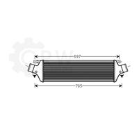 Intercooler Per Alfa Romeo Giulietta 940