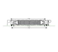 PRASCO AA210N001 Intercooler