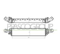 Intercooler Per AUDI A6 (4GC) Dal 2014 Al 2016 AD040N001 4G0145805L