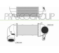 Intercooler per AUDI SEAT SKODA VW A3 BORA GOLF GOLF VAN LEON OCTAVIA TOLEDO