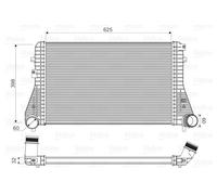 Intercooler per AUDI SEAT VW A3 ALHAMBRA ALTEA XL CC EOS GOLF LEON PASSAT PASSAT