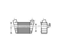 Intercooler Per Audi TT 8N3 8N9 8L1 Seat Leon 1M1 Roadster A3