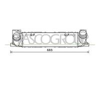 Intercooler Per BMW 1 SERIES - F20/F21 Dal 2011 Al 2015 BM123N001 17517600530