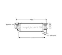 Intercooler Per Citroën C5 Break DE Peugeot 607 9D 9U 406 8E/F Coupe 8C
