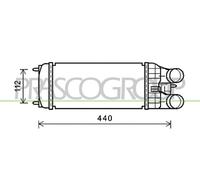 Intercooler per CITROËN DS OPEL PEUGEOT VAUXHALL 2008 207 207 CC 207 SW 208 301