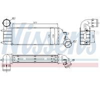 Intercooler per CITROËN FIAT LANCIA PEUGEOT 807 C8 PHEDRA ULYSSE