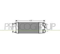 Intercooler per CITROËN PEUGEOT 1007 207 207 CC 207 SW C2 C3 C3 PICASSO