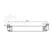 Intercooler Per Dacia Duster 1.5 DCI 4X4 655X106