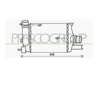 Intercooler Con Innesti Rapidi PRASCO per Renault Clio IV Grandtour