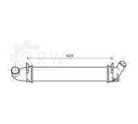 Intercooler Per Dacia Renault Logan Express FS_ LS_ 1.5 DCI 530x100