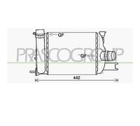 Prasco Intercooler DA226N001 per Dacia Sandero Stepway (2013-2016)