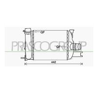 Intercooler Per Dacia Sandero Stepway Dal 2013 Al 2016 Da226n001 144967634r