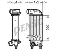 Intercooler PER Fiat 500 1.3 D Multijet 55 KW 75 CV