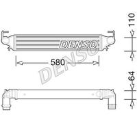 Denso Intercooler Denso Fi 500X 1.6 2.0 Multijet Dit09118