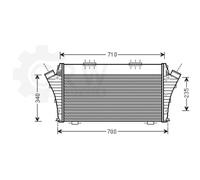 Intercooler Per Fiat Croma 194