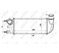 Intercooler per FIAT FORD 500 500 C KA