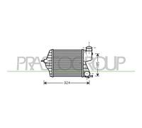PRASCO FT350N002 Intercooler