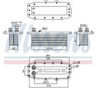 NISSENS 961295 Intercooler