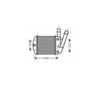 Intercooler per FIAT PANDA
