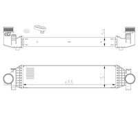 Intercooler per FORD C-MAX FOCUS GRAND C-MAX KUGA