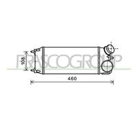Intercooler Per Ford Fiesta Mk Vi Dal 2008 Al 2012 Fd344n001 1722905