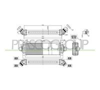 Intercooler Per FORD TRANSIT (TTG) Dal 2014 Al 2019 FD913N001 1881207