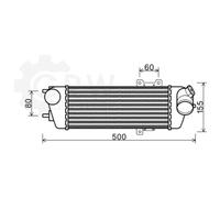 Intercooler Per Hyundai I30 CW FD 1.6 CRDi 2.0 316x132