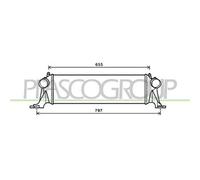 Intercooler Per IVECO DAILY Dal 2011 Al 2014 FT929N002 5802036825