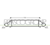 Intercooler per MERCEDES-BENZ