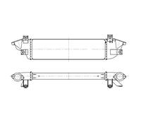 Intercooler Per Mitsubishi L 200/Triton 2.4 DI-D 4WD 2.2 L200/Triton Fiat