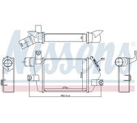 Radiatore, raffreddamento motore NISSENS 696373