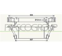 Intercooler per NISSAN NAVARA NP300 PATHFINDER