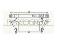 PRASCO DS816N001 Intercooler