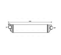 Intercooler per NISSAN OPEL RENAULT VAUXHALL MASTER MOVANO NV400