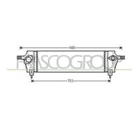 Intercooler Per NISSAN QASHQAI (J10) Dal 2006 Al 2010 DS710N001 14461JD50A