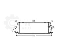 Intercooler Per Nissan Vauxhall Renault Primastar Bus J7 FL