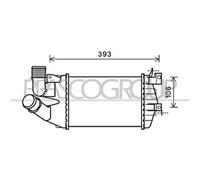 Prasco Intercooler OP410N003 per Opel Astra H (2004-2006) Box/Familiare