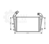 Intercooler Per Opel Vauxhall Astravan MK V Astra H Twintop