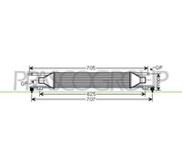Intercooler Per Opel/vauxhall Corsa D Dal 2006 Al 2011 Op034n002 55702194